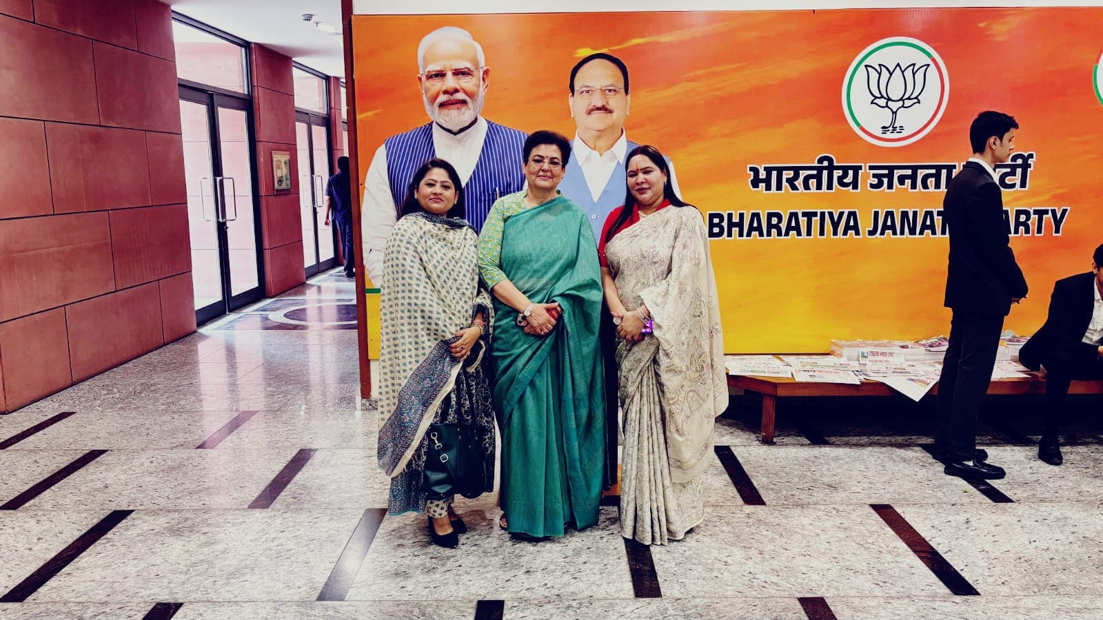 Formal meeting with Respected Rekha Sharma, former Chairperson of the National Commission for Women in India and Present Rajay Sabha Member